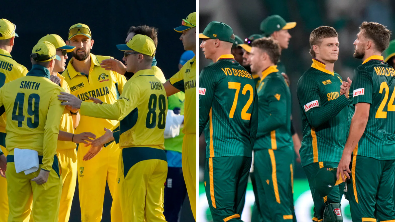 Australian Men’s Cricket Team Vs South Africa National Cricket Team Match Scorecard