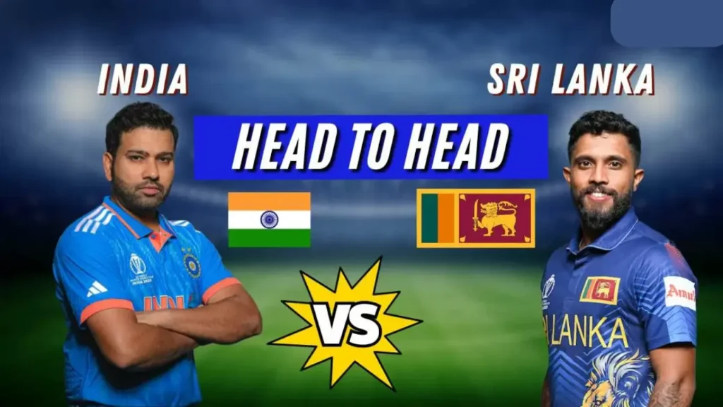 sri lanka national cricket team vs india national cricket team timeline
