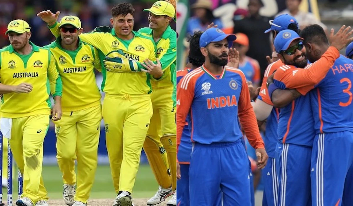 australian men’s cricket team vs india national cricket team timeline