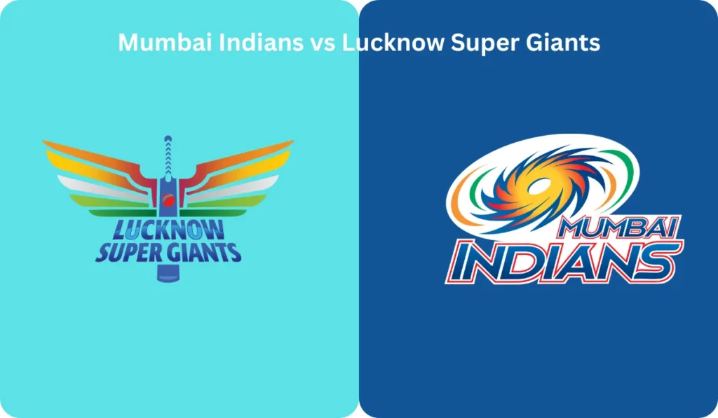 mumbai indians vs lucknow super giants timeline