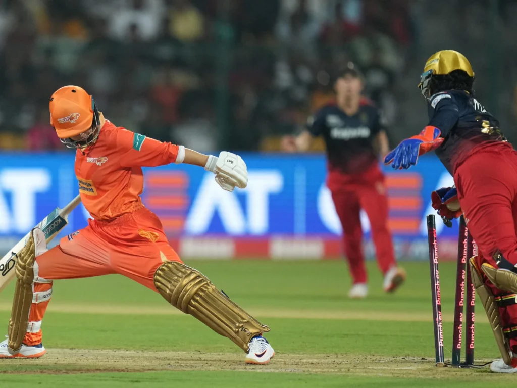 Royal Challengers Cricket Vs Gujarat Giants Timeline