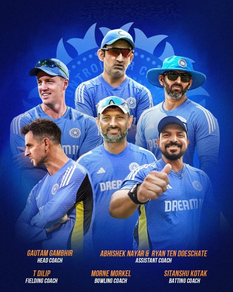 India National Cricket Team Coaching Staff