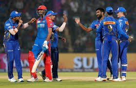Mumbai Indians Team Vs Delhi Capitals Cricket Timeline