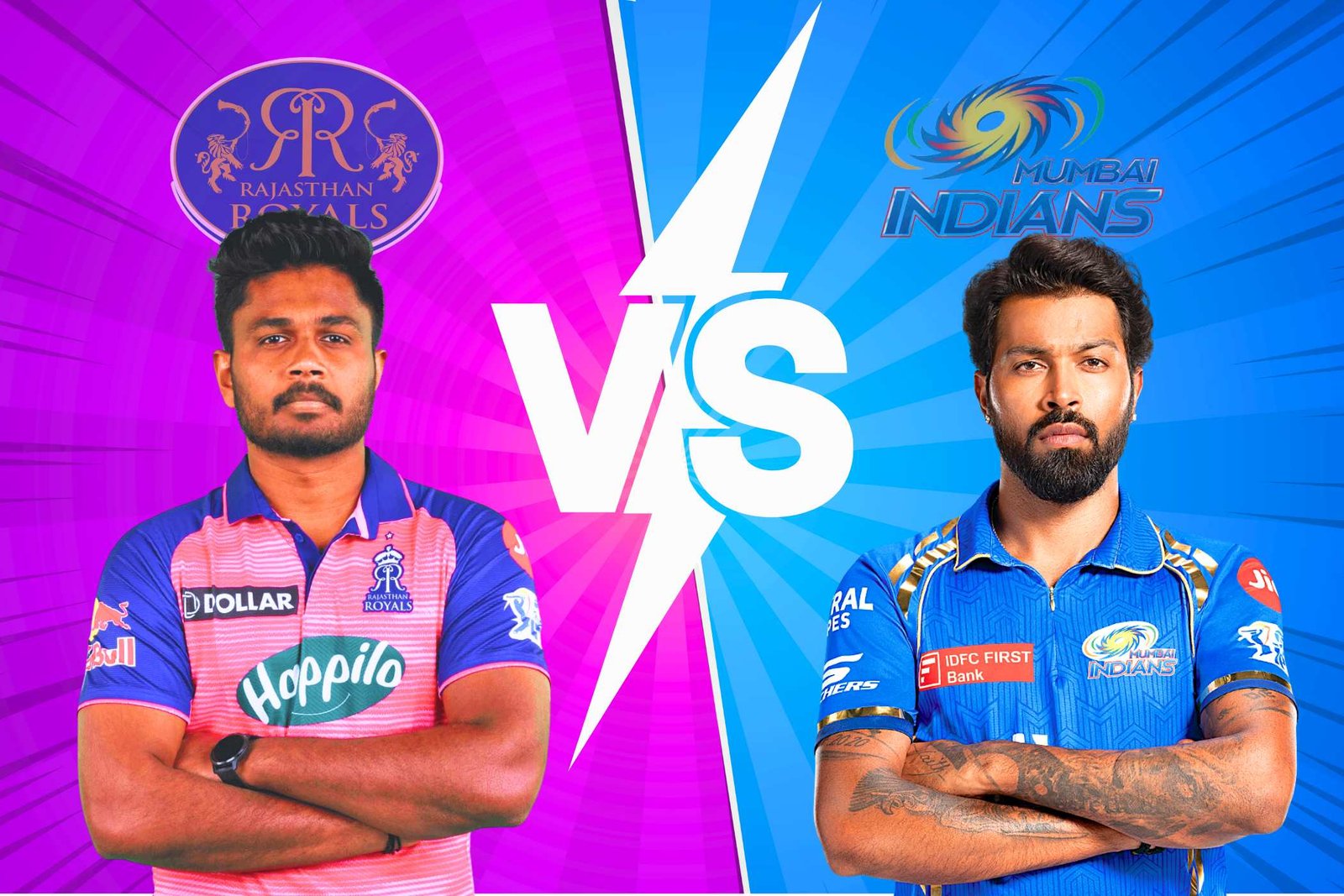 Mumbai Indians Vs Rajasthan Royals Timeline