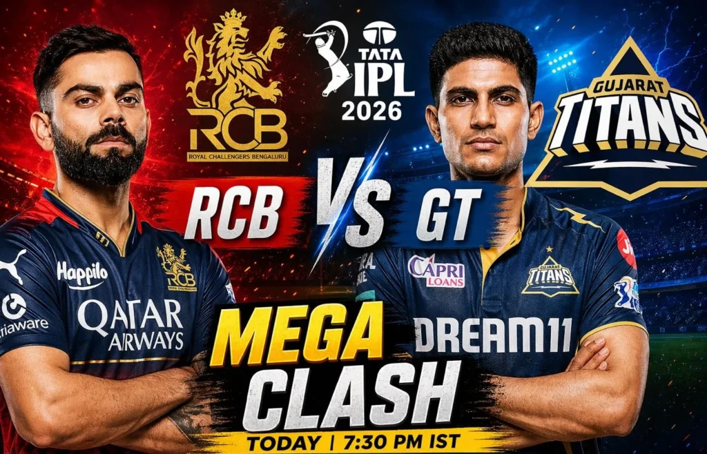 Royal Challengers Bengaluru vs Gujarat Titans Timeline