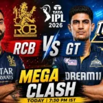 Royal Challengers Bengaluru vs Gujarat Titans Timeline